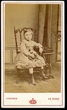 Cdv 1880 fillette d'occasion  Ballon