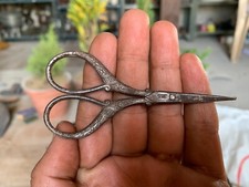 Tesoura de costura vintage rara forjada à mão ferro bordado corte tesoura, usado comprar usado  Enviando para Brazil