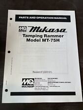 Mikasa multiquip mt75h for sale  Santa Rosa