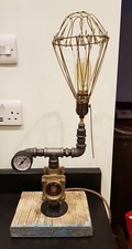 Steampunk lamp industrial for sale  MARGATE