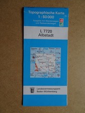 Albstadt topographische karte gebraucht kaufen  Wallhausen