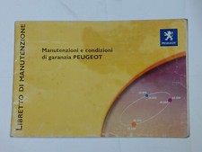 Peugeot libretto manutenzione usato  Piombino