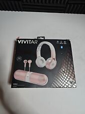 Altavoz y auriculares de audio Bluetooth Vivitar solamente (AMBOS FUNCIONAN) segunda mano  Embacar hacia Mexico