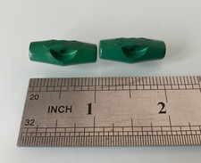 Green toggle buttons for sale  HEXHAM