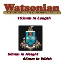Watsonian decals. vintage for sale  HAILSHAM