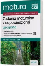 Używany, Matura 2026. Zadania maturalne z odpowiedziami. Geografia. Repetytorium (Ma...) na sprzedaż  PL