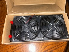 Radiador de resfriamento a água, 12 tubos trocador de calor de alumínio radiador com ventilador para PC, usado comprar usado  Enviando para Brazil