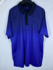 Camisa masculina Oakley XL azul desempenho stretch golfe ao ar livre botão esporte polo EUA comprar usado Camisa masculina Oakley XL azul desempenho stretch golfe ao ar livre botão esporte polo EUA comprar usado  Enviando para Brazil