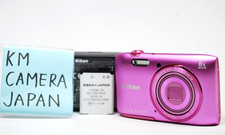[CASI COMO NUEVO] Cámara digital compacta Nikon Coolpix S3600 rosa lente zoom 8x #005 segunda mano  Embacar hacia Mexico