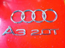 06 07 08 09 10 11 12 13 AUDI A3 porta traseira tampa do porta-malas emblema logotipo emblema OEM  comprar usado  Enviando para Brazil