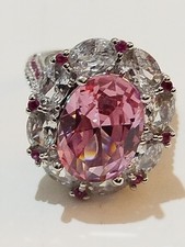Emerald cut pink for sale  BLACKBURN