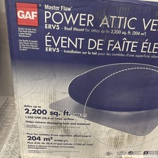 Master Flow 125-CFM Power ventilador elétrico sótão moinho montagem no telhado aço galvanizado, usado comprar usado  Enviando para Brazil