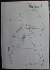 Sandro cherchi disegno usato  Messina