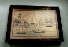 Tableau marqueterie paille d'occasion  Paris IX