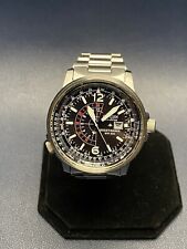 Usado, Citizen B877-S015693 Nighthawk Eco-Drive relógio piloto de aço inoxidável - Funcionando comprar usado  Enviando para Brazil