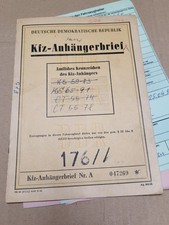 Kfz brief anhängerbrief gebraucht kaufen  Wernigerode