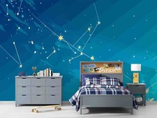 Papel de parede removível autoadesivo 3D Blue Stars Constellation murais 99 comprar usado  Enviando para Brazil