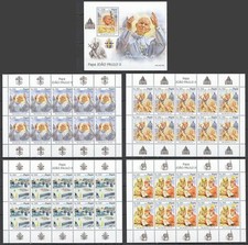 Używany, GS0685 2019 ANGOLA POPE JAN PAWEŁ II HUMANISTS #2081-84 ! 4SH(10SET)+BL182 MNH na sprzedaż  Wysyłka do Poland
