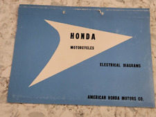 Usado, RARO Vintage Anos 1960 Honda Motocicletas Diagramas Elétricos Livreto Carregamento comprar usado  Enviando para Brazil