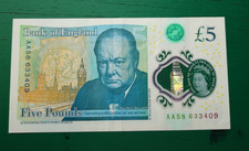 Bank england five for sale  HYTHE