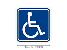 Sticker panneau handicap d'occasion  France