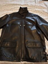 Vintage brigante leather usato  Italia