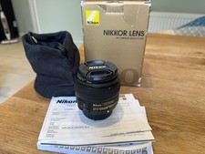 Boxed nikon nikkor for sale  BEDFORD