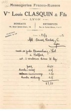 Facture.am20463.lyon.1923.vve  d'occasion  France