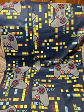 Controle de jogos cortinas de arte gamer 2 painéis 44” X 21” quarto/banheiro comprar usado  Enviando para Brazil