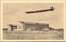 Usado, Cartão postal antigo ALEMANHA de aviação antiga dirigível zepelim sobre hangar/munchen comprar usado  Enviando para Brazil
