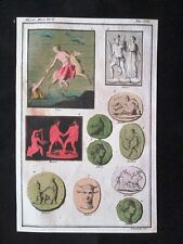 Friso, Filottete, Frigia Incisione colorata a mano del 1820 Mitologia Pozzoli, usado comprar usado  Enviando para Brazil