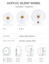 Rodas de Exercício Niteangel Super Silent Hamster - Giratório Silencioso - Grande comprar usado  Enviando para Brazil