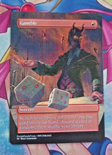 Magic personalizado o cartão de coleta: Gamble. comprar usado  Enviando para Brazil