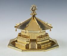 Boneco japonês vintage de ferro e latão -Temple The Yumedono of Nara - 夢殿 raro comprar usado  Enviando para Brazil