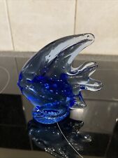 Glass blue fish for sale  NORWICH