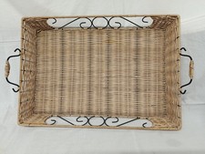 Vtg wicker ethnic for sale  PURLEY