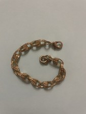 Gold metal bracelet for sale  RUISLIP