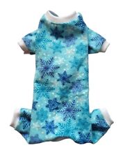 Blue snowflakes flannel for sale  Washougal