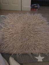Shaggy pink cushion for sale  NORWICH