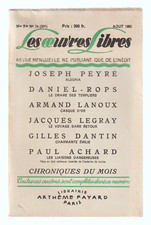 Oeuvres libres arthème d'occasion  Le Havre-