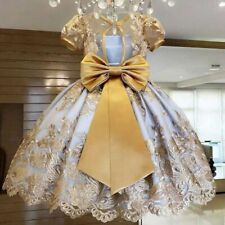 Vestido de festa infantil princesa ano novo elegante vestido de noiva para meninas  comprar usado  Enviando para Brazil