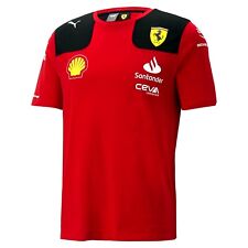 2023 T-SHIRT MAGLIETTA SCUDERIA FERRARI F1 75 TEAM PUMA SPONSOR OFFICIAL na sprzedaż  Wysyłka do Poland