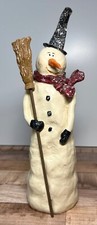 Snowman figurine glitter for sale  Deerfield