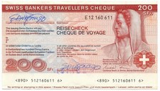 200 FRANCHI SWISS BANKERS TRAVELLERS CHEQUE 28/08/1992 BB/BB+ comprar usado 200 FRANCHI SWISS BANKERS TRAVELLERS CHEQUE 28/08/1992 BB/BB+ comprar usado  Enviando para Brazil
