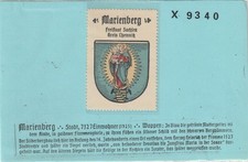 Reklamemarke wappen marienberg gebraucht kaufen  Hamburg