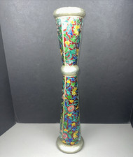 Cloisonne candlestick champlev for sale  Tallassee