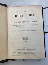 Holy bible leather for sale  KINGSBRIDGE
