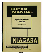 Niagara spartan series for sale  Goddard