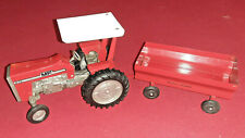 Vagão barcaça Ertl 1/16 Massey Ferguson 275 trator ROPS dossel e flarebox comprar usado  Enviando para Brazil
