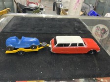TOOTSIE TOY FORD STATION WAGON COM REBOQUE E CARRO DE CORRIDA, usado comprar usado  Enviando para Brazil